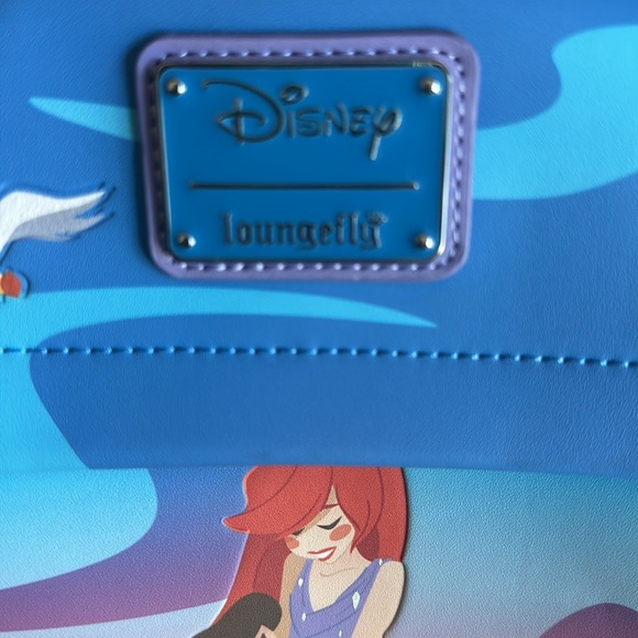 Authentic Disney Ariel Loungefly bag.  New without tags - Picture 2 of 8